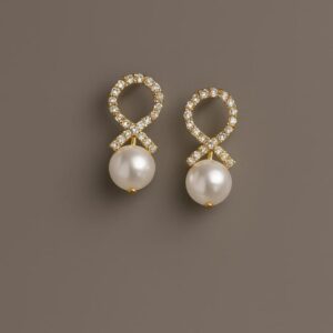 Pearl Loop Earring