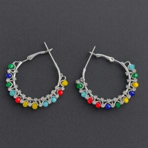 Crystal Pearl Gold Earring