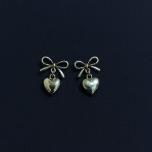 Becca Bow & Heart Earring