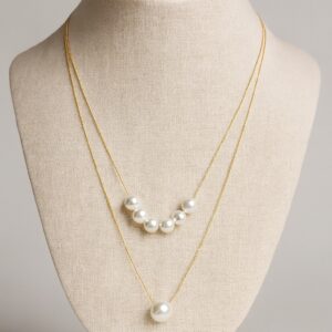 Pearl Two Layer Necklace