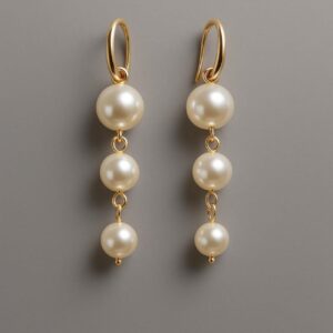 Pearl Long Dangle Drop Earring